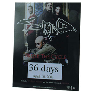 Staind Promotional Display Front