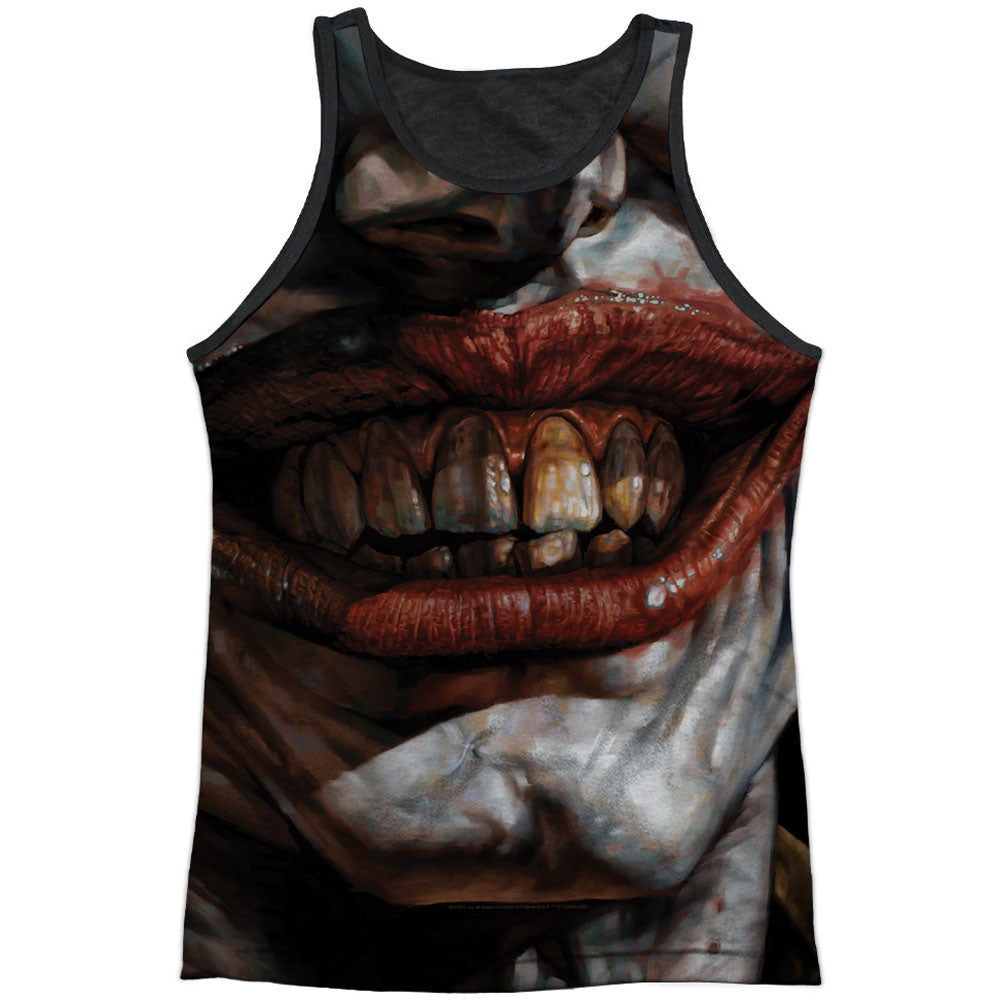 Batman Asylum Black Back Mens Tank
