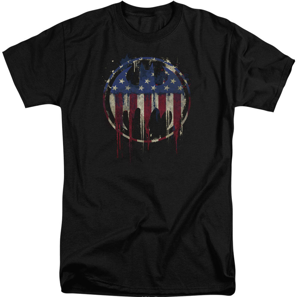 Batman Bleeding Signal Adult Tall T-shirt Tall
