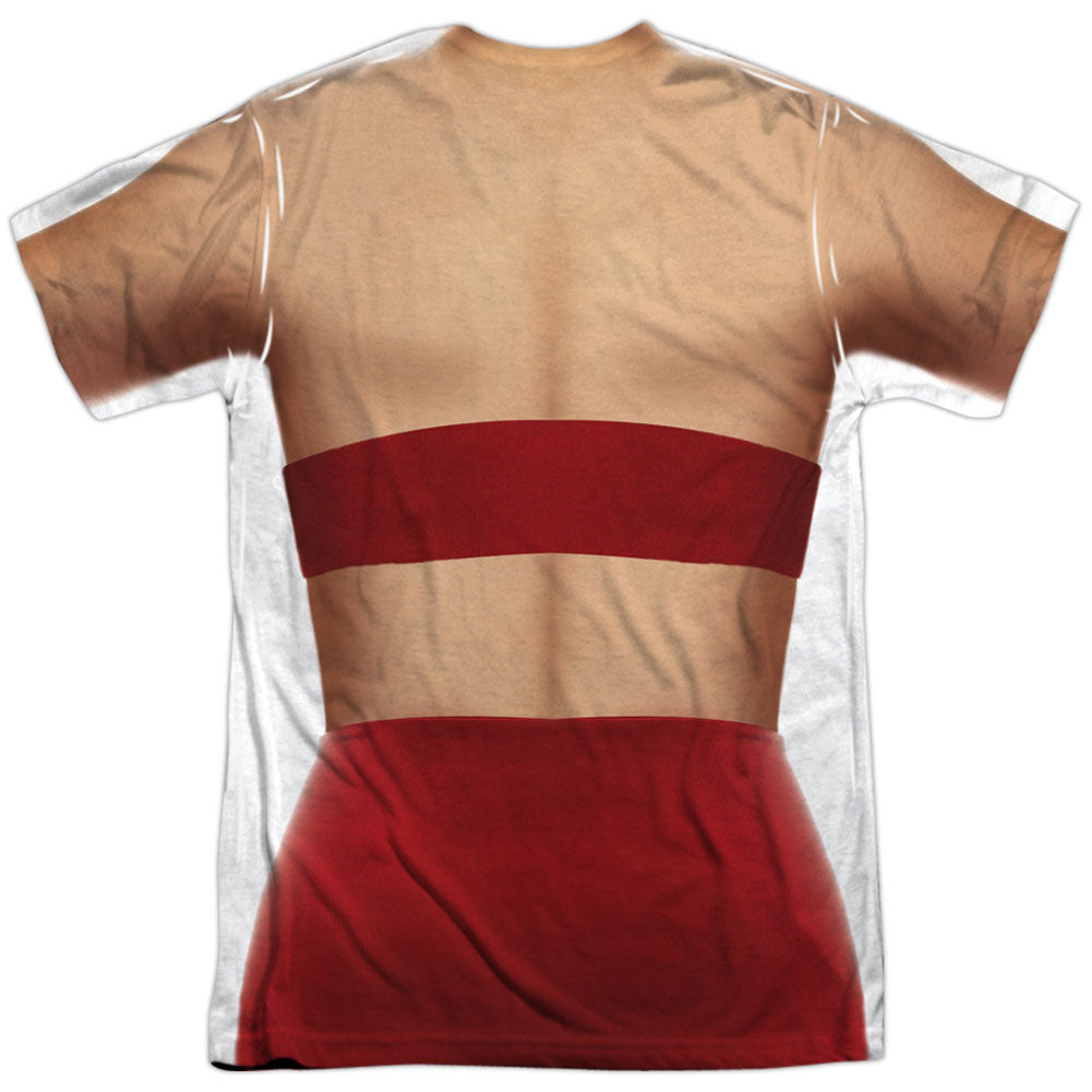 Battlestar Galactica Red Dress 100% Poly Front/Back Print Sublimation T-shirt