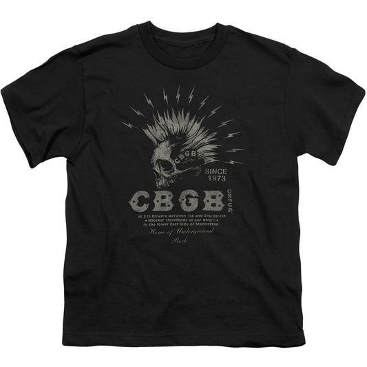 Cbgb Electric Skull Youth T-shirt