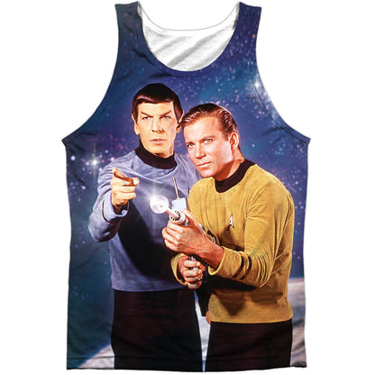 Star Trek Protectors 100% Poly Front/Back Print Mens Tank