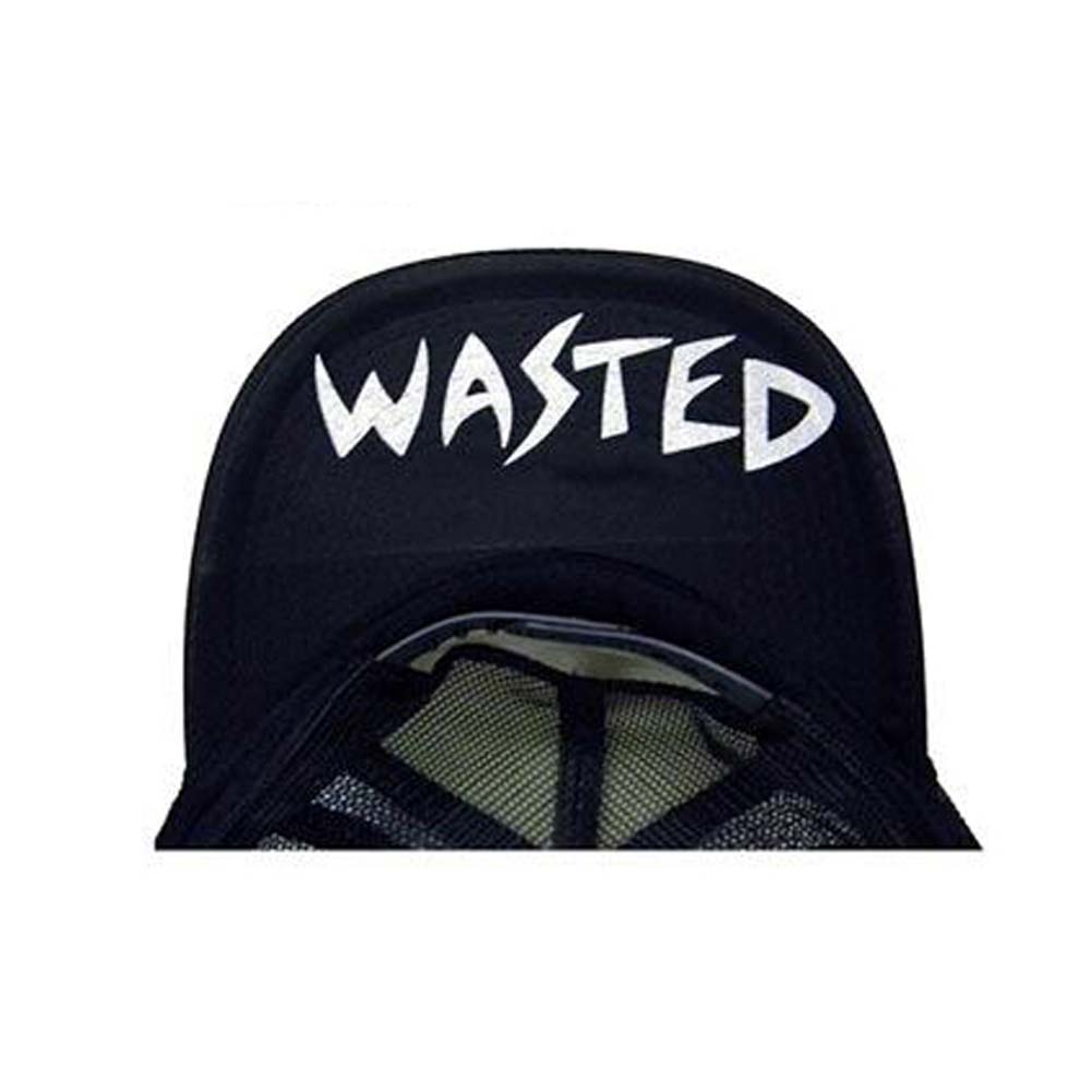 Municipal Waste Logo Wasted Trucker Hat Trucker Cap Back
