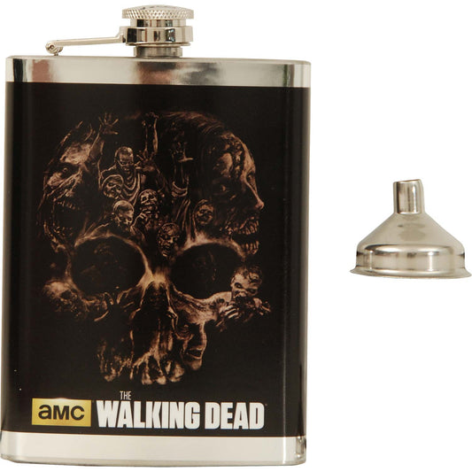 Walking Dead Skull Flask