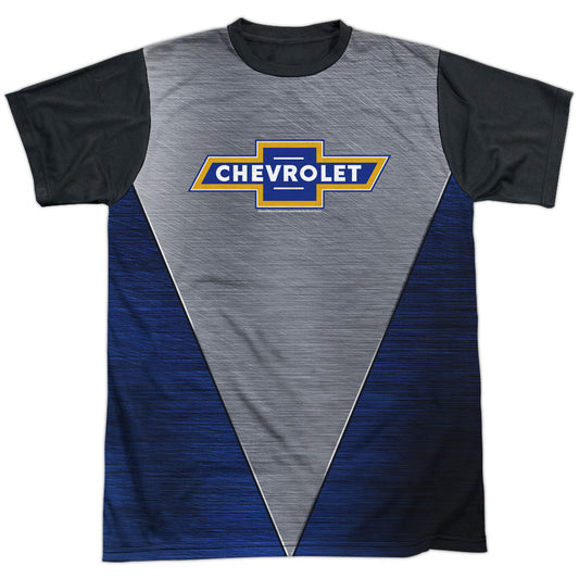 Chevy Shiny Chevy Logo Black Back 100% Poly Sublimation T-shirt