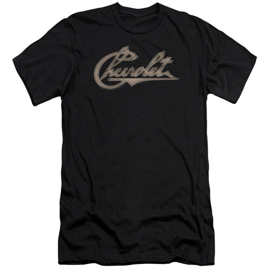 Chevy Chevy Script Adult Slim Fit Slim Fit T-shirt