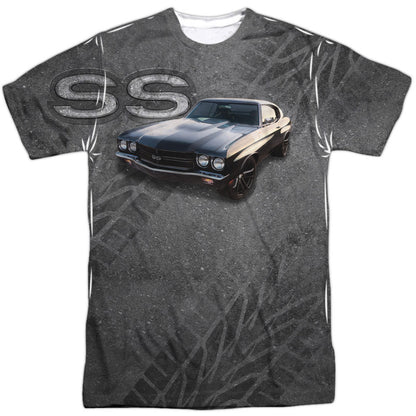 Chevy Muscle Chevelle Ss 100% Poly Front/Back Print Sublimation T-shirt