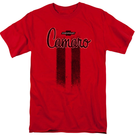 Chevy Camaro Stripes Adult T-shirt