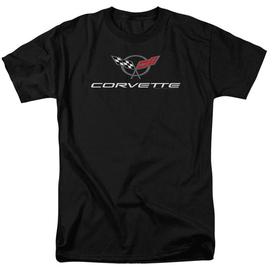 Chevy Corvette Modern Emblem Adult T-shirt