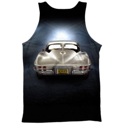Chevy Bright Lights 100% Poly Front/Back Print Mens Tank