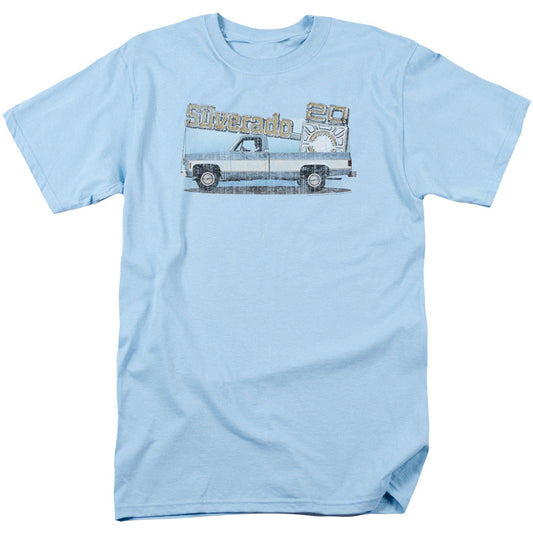 Chevy Old Silverado Sketch Adult T-shirt