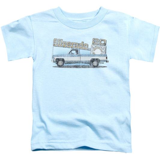 Chevy Old Silverado Sketch Toddler Childrens T-shirt
