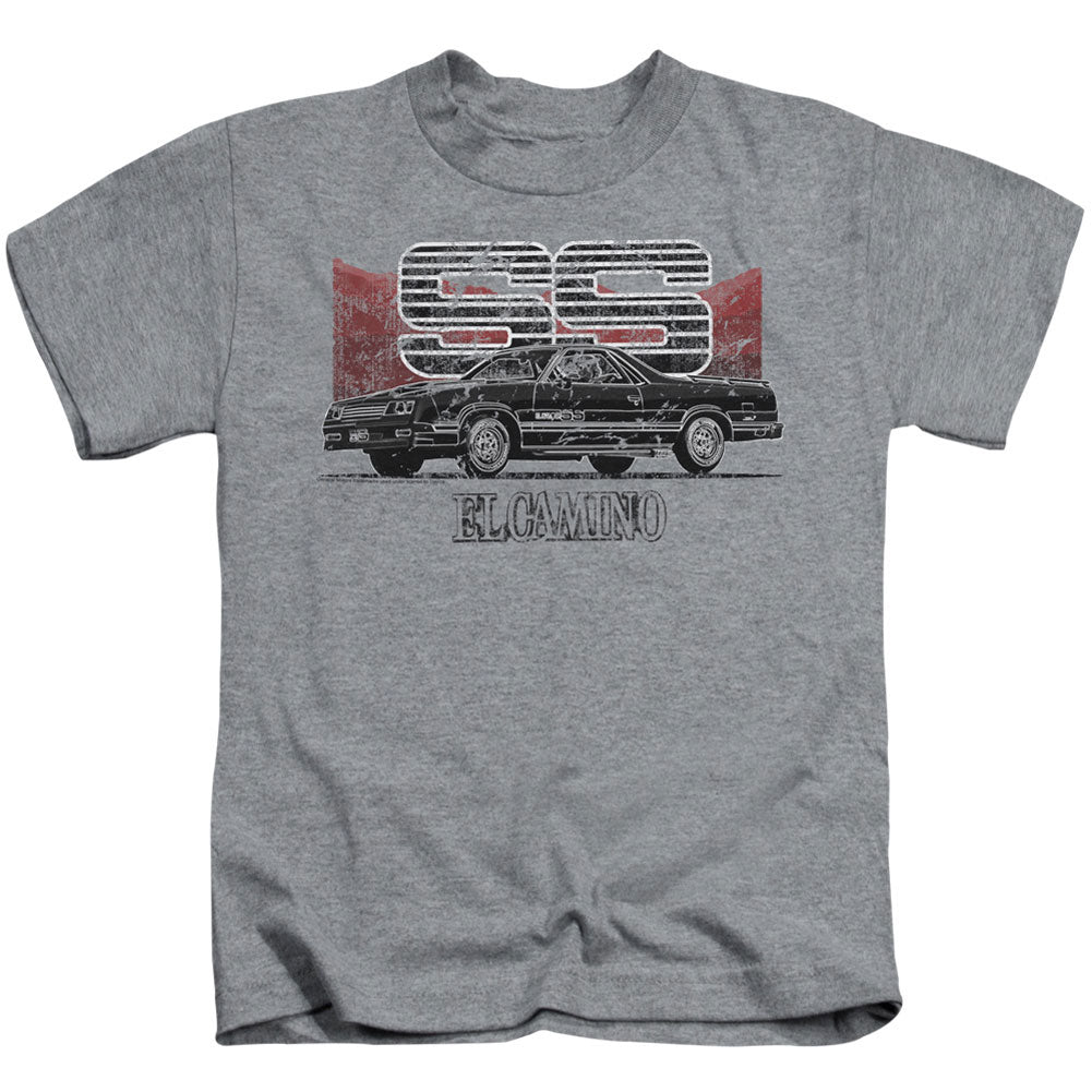 Chevy El Camino Ss Mountains Juvenile Childrens T-shirt