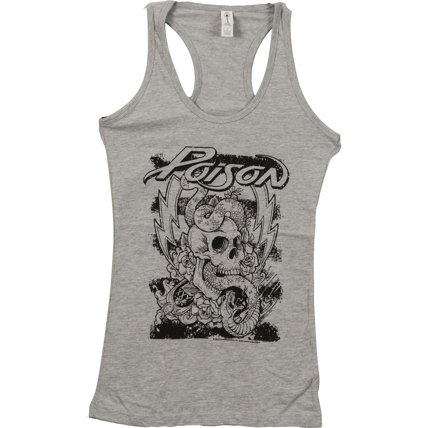 Skull Snake Lightning Womens Tank