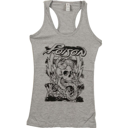 Skull Snake Lightning Womens Tank