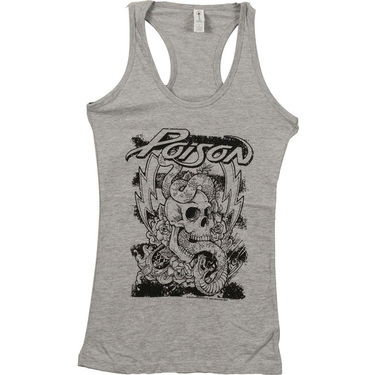 Skull Snake Lightning Womens Tank
