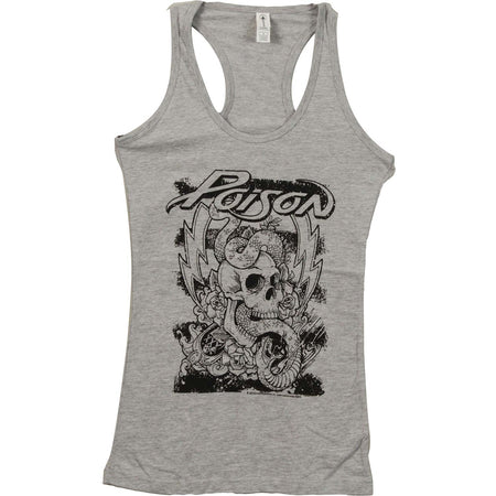 Skull Snake Lightning Womens Tank