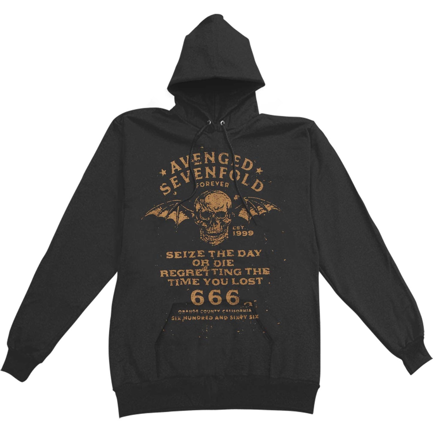 Avenged Sevenfold Seize The Day Hooded Sweatshirt Front