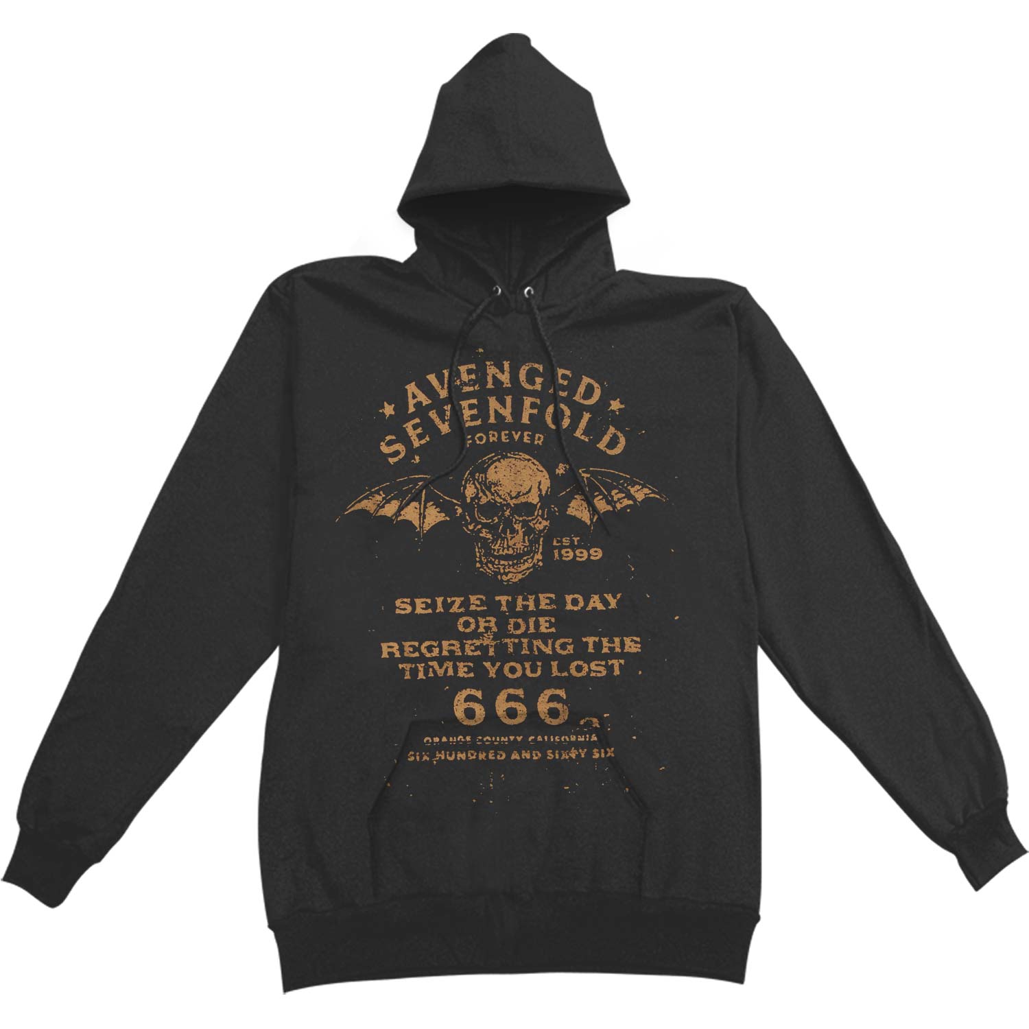 Avenged Sevenfold Seize The Day Hooded Sweatshirt Front