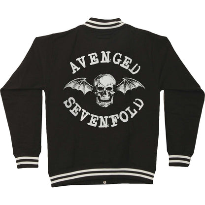 Avenged Sevenfold Death Bat (Back Print) Varsity Jacket Back