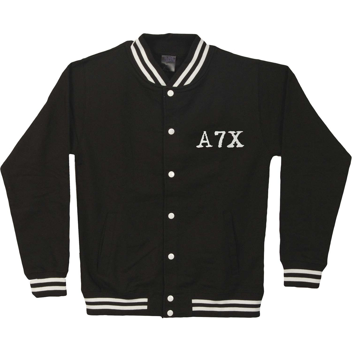Avenged Sevenfold Death Bat (Back Print) Varsity Jacket Front