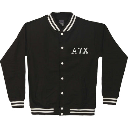 Avenged Sevenfold Death Bat (Back Print) Varsity Jacket Front