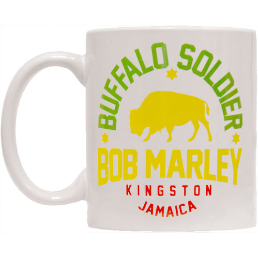 Bob Marley Buffalo Soldier Coffee Mug Front