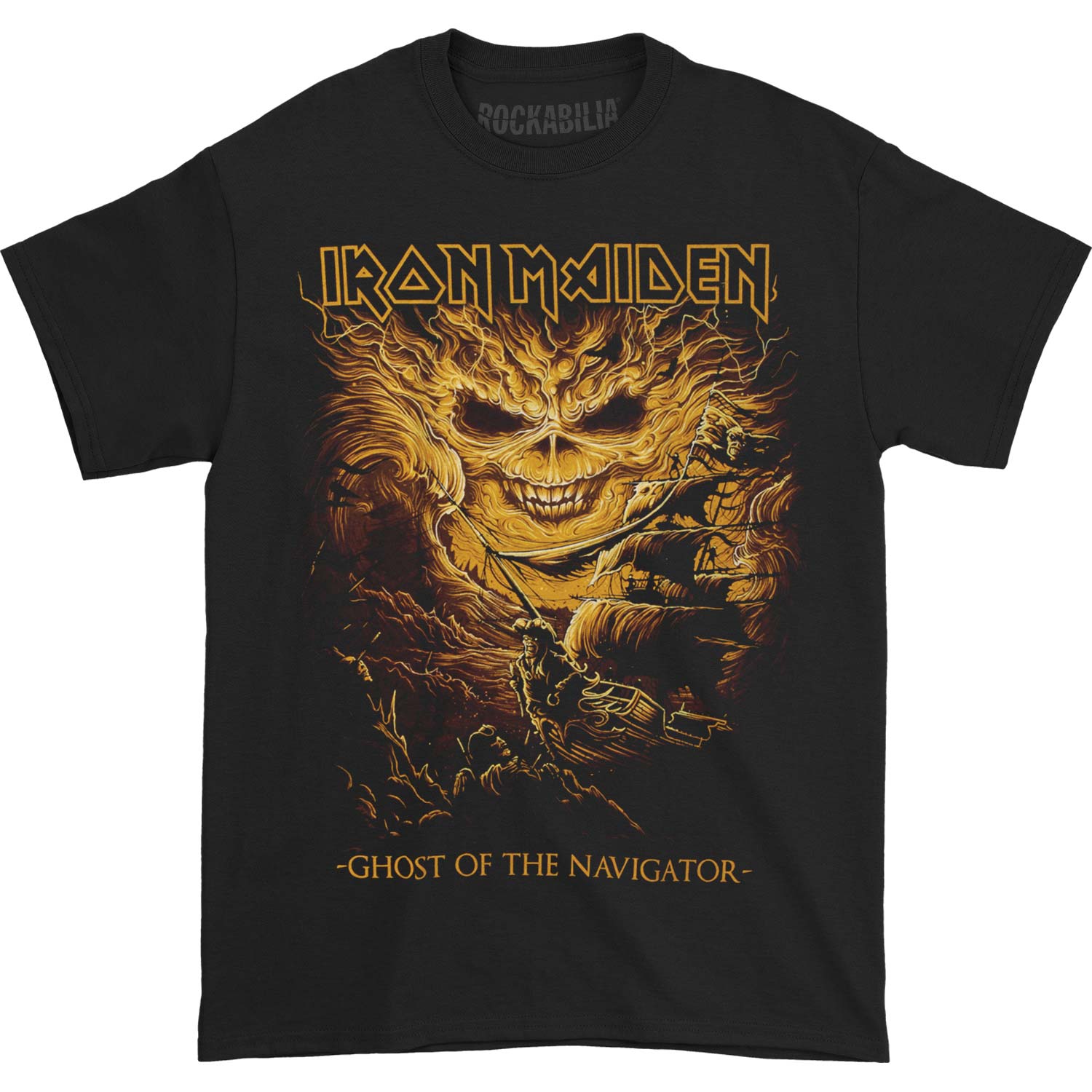 Iron Maiden Ghost Of The Navigator T-shirt Front