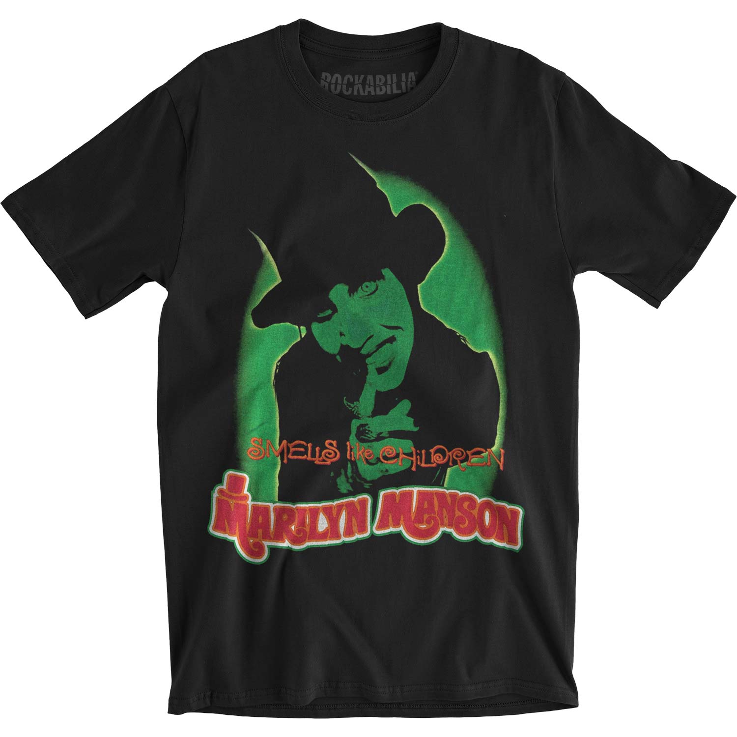 Marilyn Manson Smells Like Children Slim Fit T-shirt Front