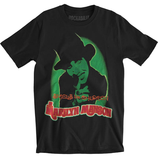 Marilyn Manson Smells Like Children Slim Fit T-shirt Front