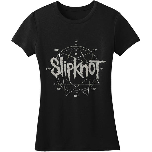 Slipknot Logo Star Junior Top Front