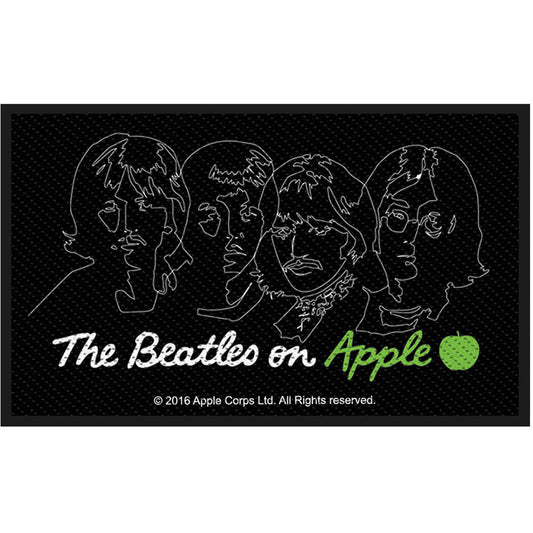 Beatles On Apple Woven Patch Front