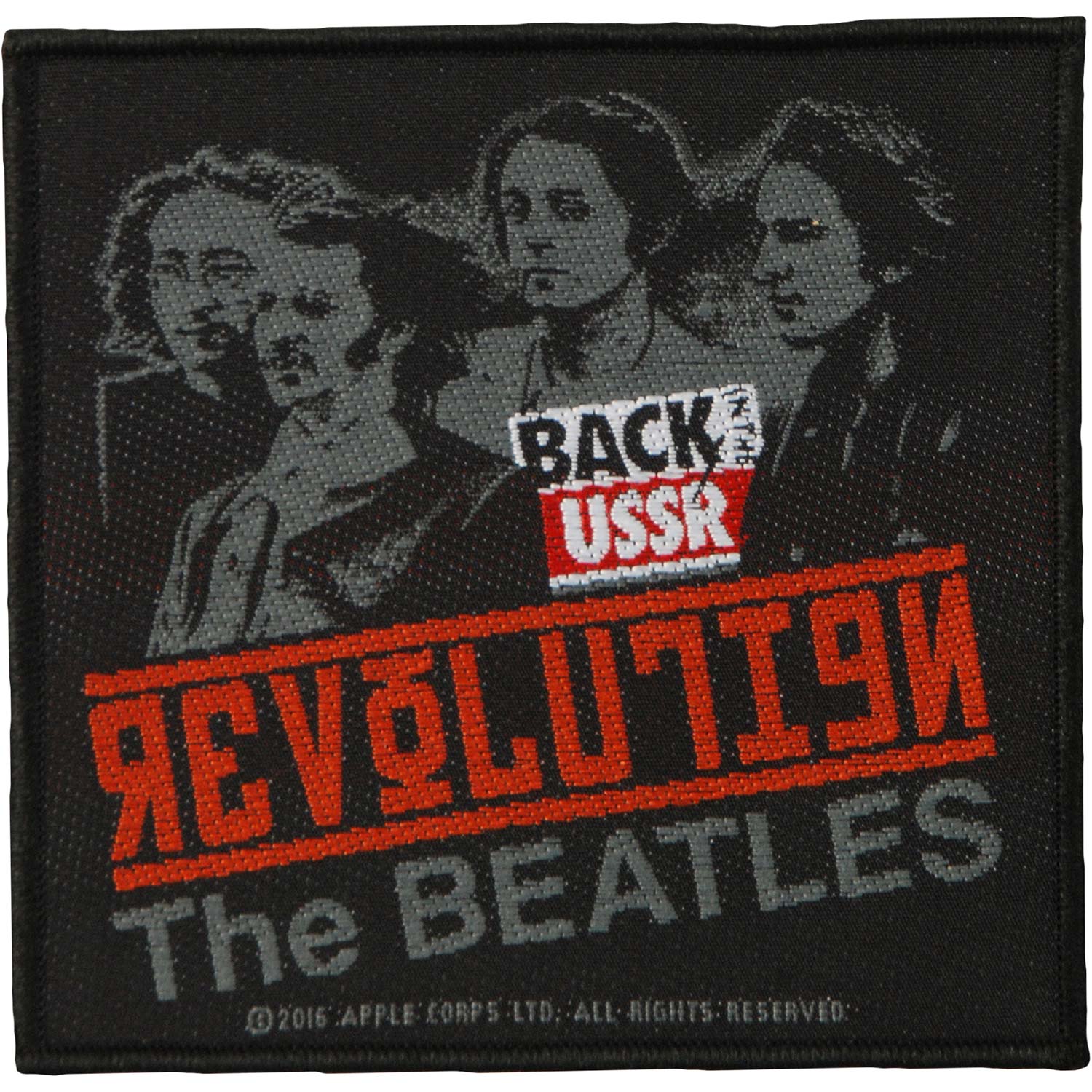 Beatles Revolution Woven Patch Front