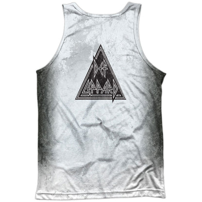 Def Leppard The Band 100% Poly Front/Back Print Mens Tank