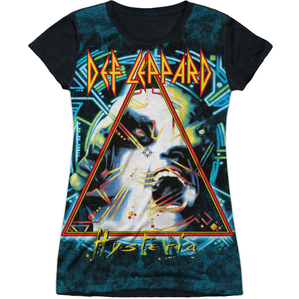 Def Leppard Hysteria Sublimation Junior Top