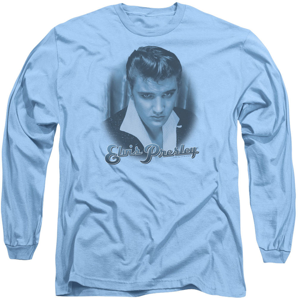 Elvis Presley Blue Suede Fade Long Sleeve