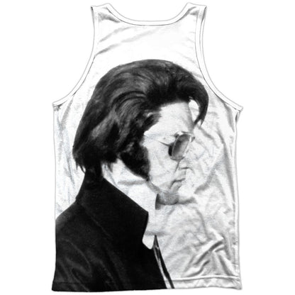 Elvis Presley Mugshot 100% Poly Front/Back Print Mens Tank