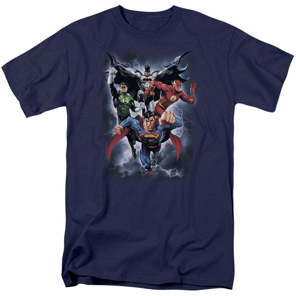 Justice League Of America The Coming Storm Adult T-shirt