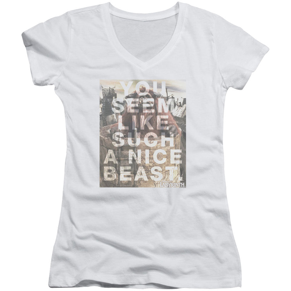 Labyrinth Nice Beast Cap Sleeve Junior Top