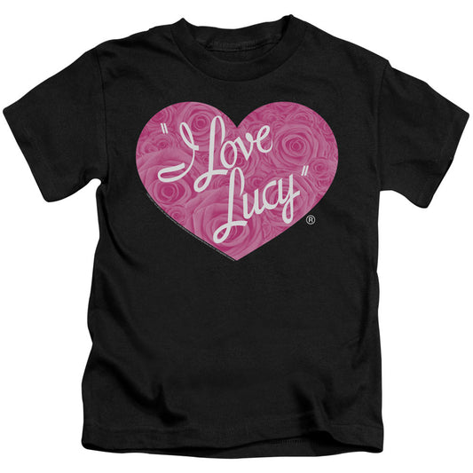 I Love Lucy Floral Logo Juvenile Childrens T-shirt
