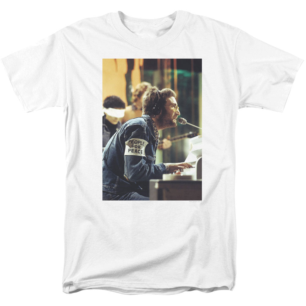John Lennon Peace Adult T-shirt Front