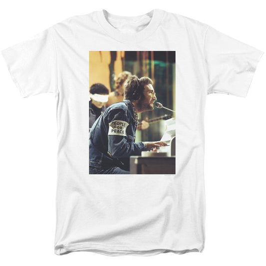 John Lennon Peace Adult T-shirt Front