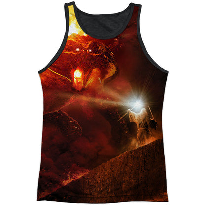 Lord Of The Rings No Passing Black Back Mens Tank