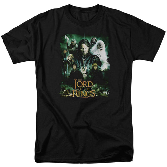 Lord Of The Rings Hero Group Adult T-shirt