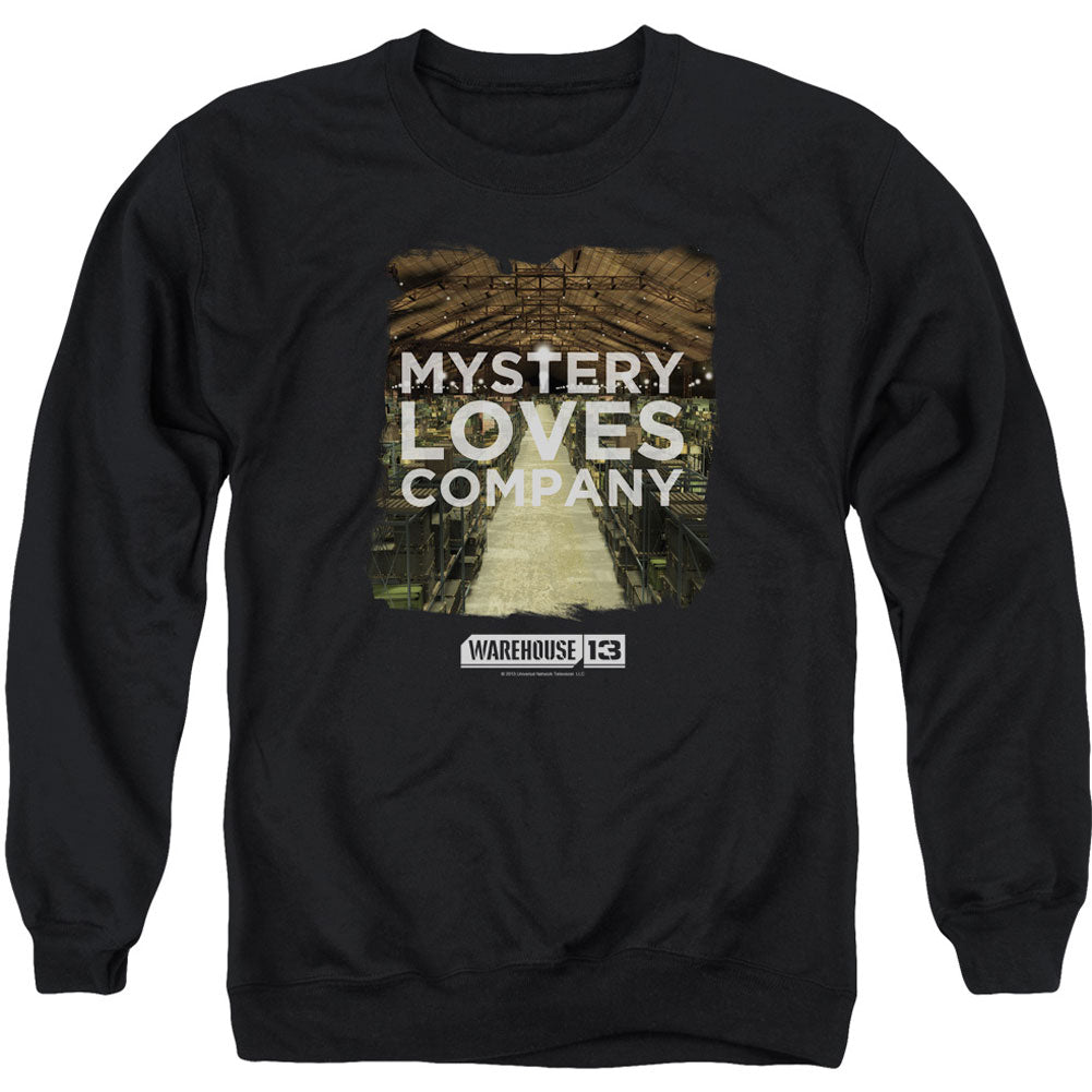 Warehouse 13 Mystery Loves Adult Sweatshirt Front