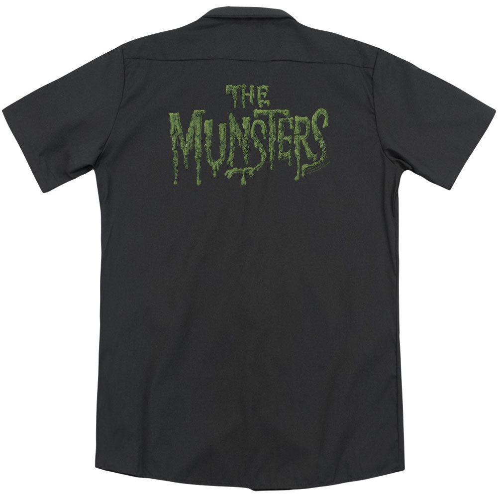 Munsters Distress Logo (Back Print) Workshirt Back