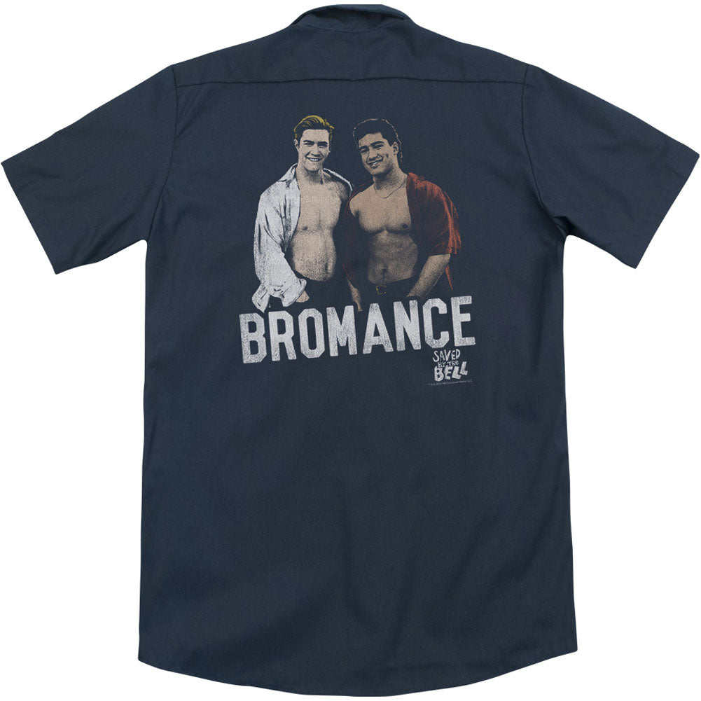 Saved By The Bell Bromance (Back Print) Workshirt Back