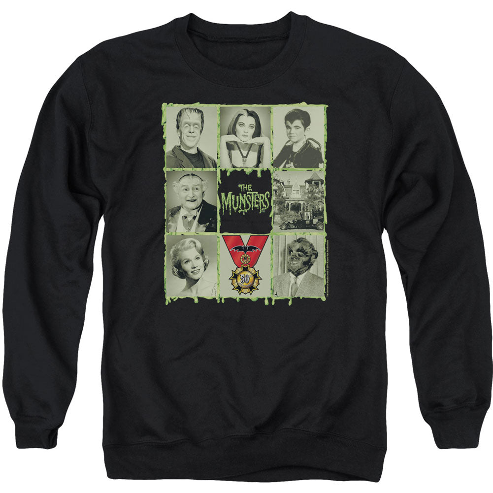 Munsters Blocks Adult Sweatshirt Front