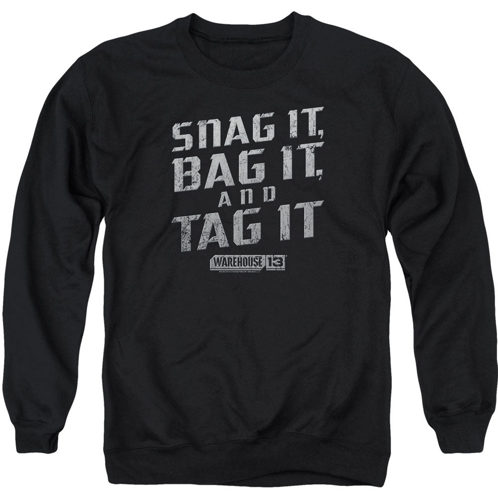 Warehouse 13 Snag It Adult Sweatshirt Front