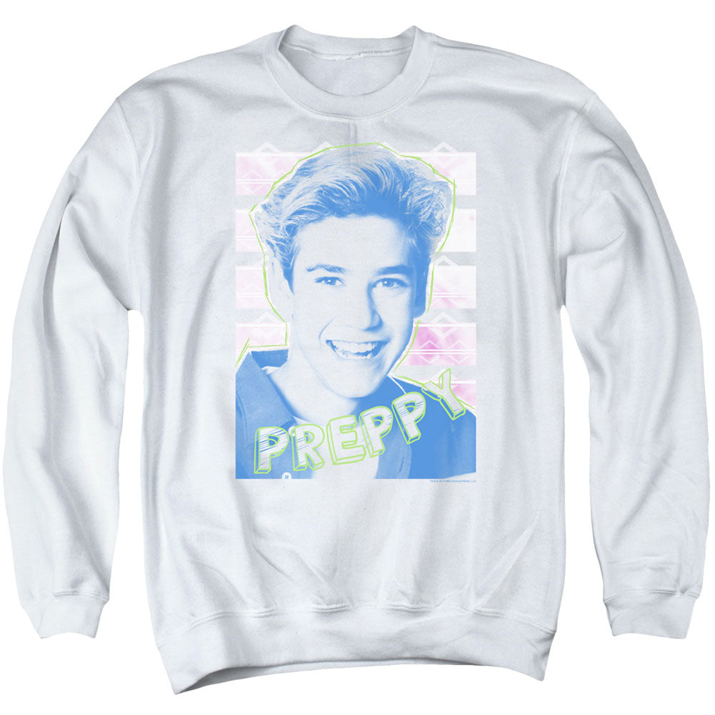 Saved By The Bell Preppy Adult Sweatshirt Front